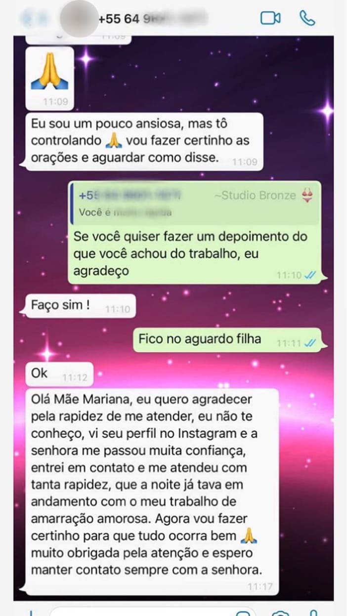 Mãe Mariana - Traga Seu Amor de Volta - Trabalhos espirituais online - Amarrações - Prosperidade, Amor, Família - Consulta Online - Tarot - www.maemariana.com.br - Galeria de imagens
