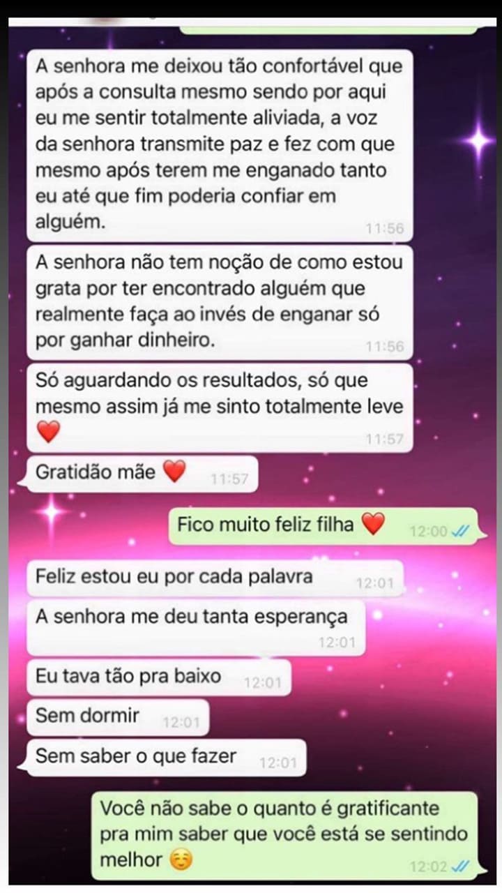 Mãe Mariana - Traga Seu Amor de Volta - Trabalhos espirituais online - Amarrações - Prosperidade, Amor, Família - Consulta Online - Tarot - www.maemaria.com.br - Galeria de imagens