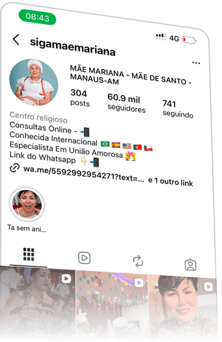 Mãe Mariana - Traga Seu Amor de Volta - Trabalhos espirituais online - Amarrações - Prosperidade, Amor, Família - Consulta Online - Tarot - www.maemaria.com.br - Galeria de imagens